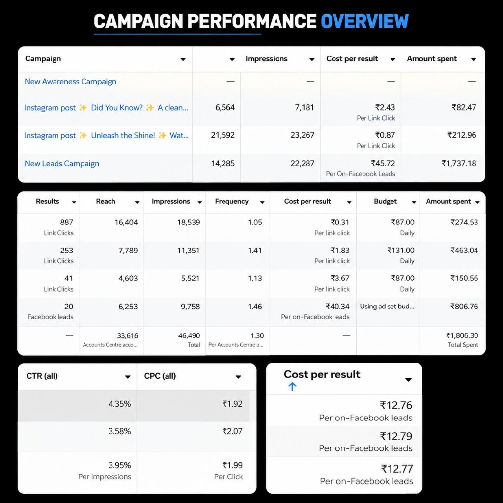 Campaign Performance Overview - Performance Marketing